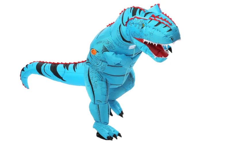 JYZCOS динозавров T REX надувной костюм для Для женщин Для мужчин Детский карнавальный костюм для Хэллоуина Косплэй костюм талисмана вечерние
