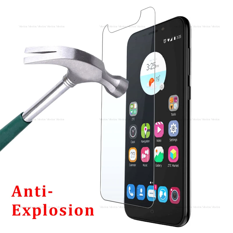 Transparent Tempered Glass For ZTE Blade A510 A7 A7 Vita V10 VITA Axon7 Mini AXON 10 Pro Red Magic 3 Screen Protector Film