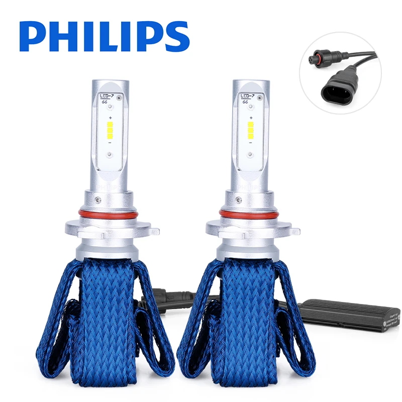 Philips HB4 HB3 светодиодный 9005 9006 Автомобильные фары Противотуманные фары luces светодиодный para Авто диодные лампы для автомобилей Ultinon