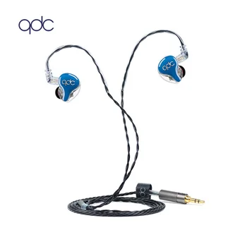 

QDC HiFi 8 Units Balanced Armature In-Ear Earphones Sound Insulation Subwoofer Earphones Blue