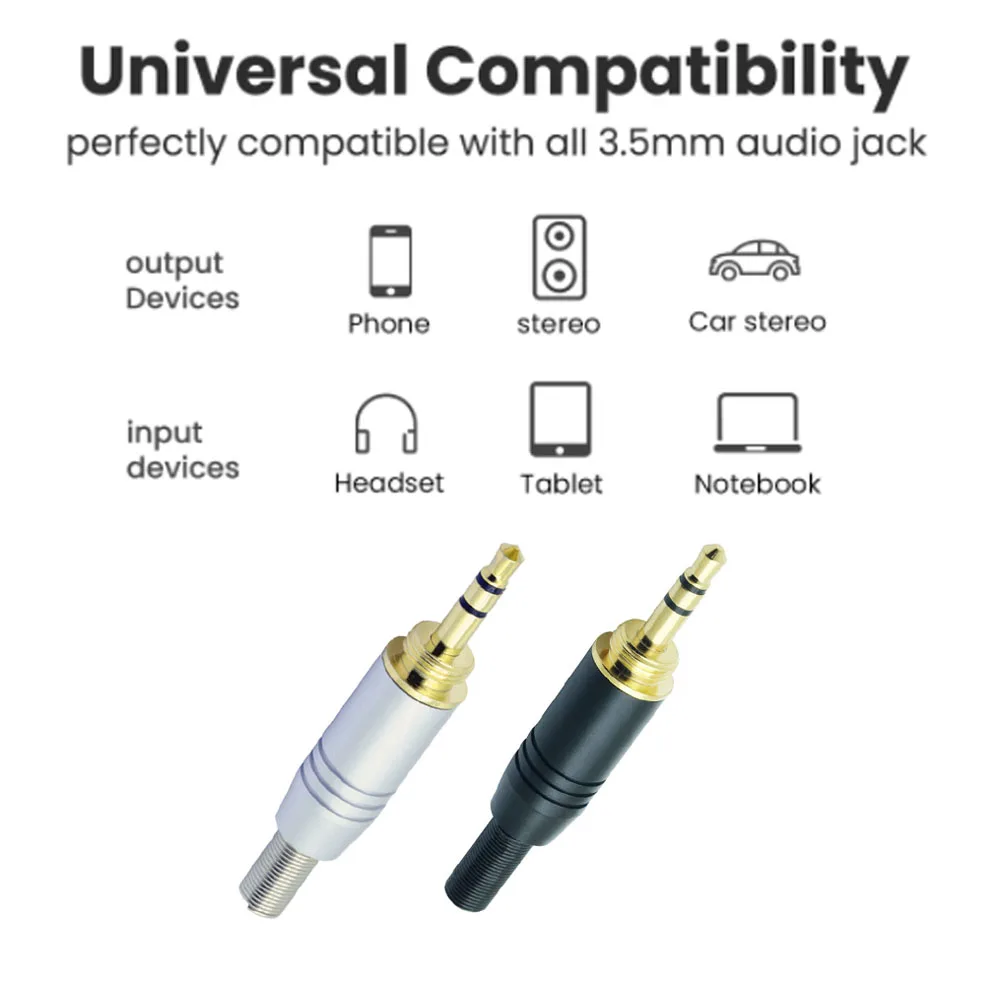 Keple Spina Jack Da 2,5 Mm, Stereo A 90 Gradi - Jack Di Riparazione Con Impugnatura In Plastica TS 3 Poli Maschio A Saldare Connettore Per Cavo Audio Fai Da Te