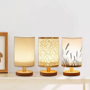 

Nordic Style LED Desk Lamp Warm Light USB Charging Night Light Lamp For Bedroom