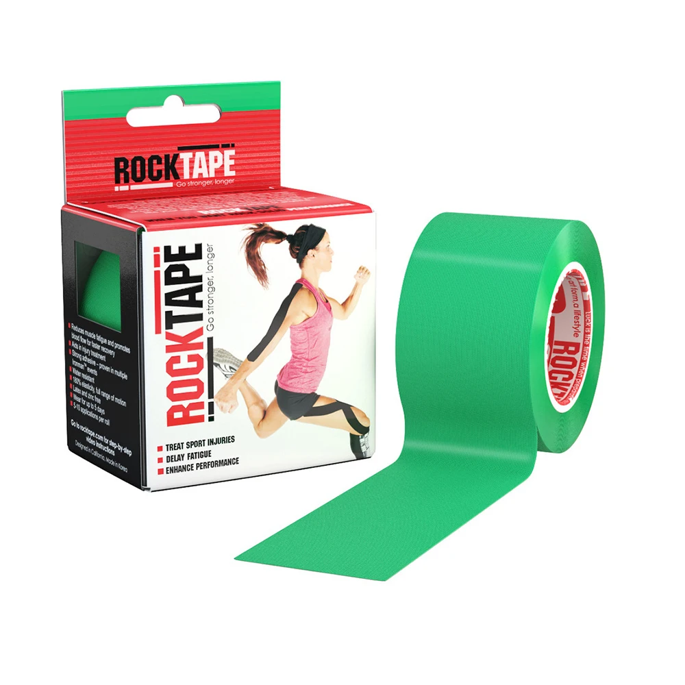 Кинезиотейп Rocktape Classic 5 см х м зеленый |
