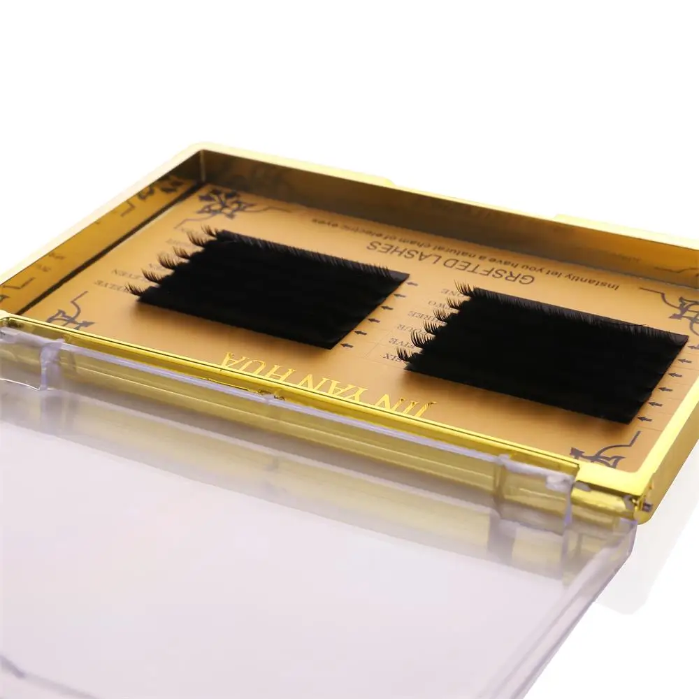 

New high quality Single Double Pointed Flat Hair Eyelash Extension Thicker than Water Mane Soft Zero Touch Air Grafting Eyelash