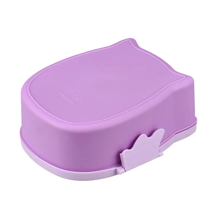 Cartoon Owl Food Container picnic Storage Boxes Portable Bento Box optional Student lunch box