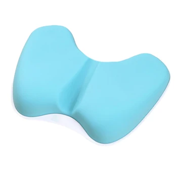 

Wrist Rest Mouse Pad Gaming Silicone Gel 3D Support Mouse Pad Soft Memory Ergonomic Design Sliding Design Hand Pillow (Blue)