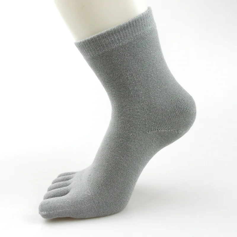 5 Pairs Winter Thermal Socks for Women Thicken Cotton Terry Five Finger Socks Solid Simple Breathable Warm Snow Socks with Toes 18 H77a57867ab95476e9a9df609470592b8W