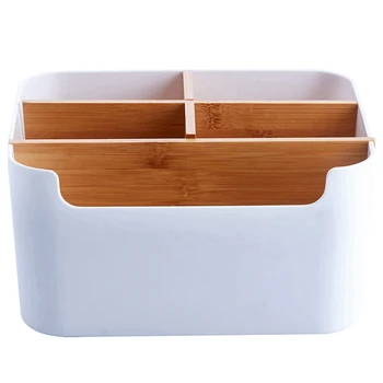 

Multi-Purpose Organizer & Storage Box, Remote Control Holder, MakeUp Holder, Modern Desk Side Organizer