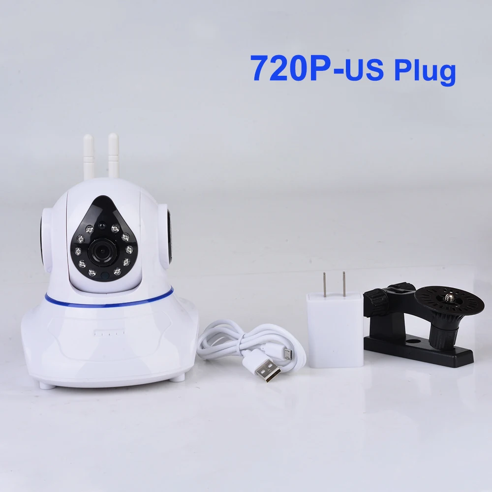 US-720P No SD Card Ip-камера, детская камера для домашней безопасности, двухсторонняя аудио HD 720 P, беспроводная мини-камера ночного видения, CCTV, WiFi камера, детский монитор - Цвет: US-720P No SD Card