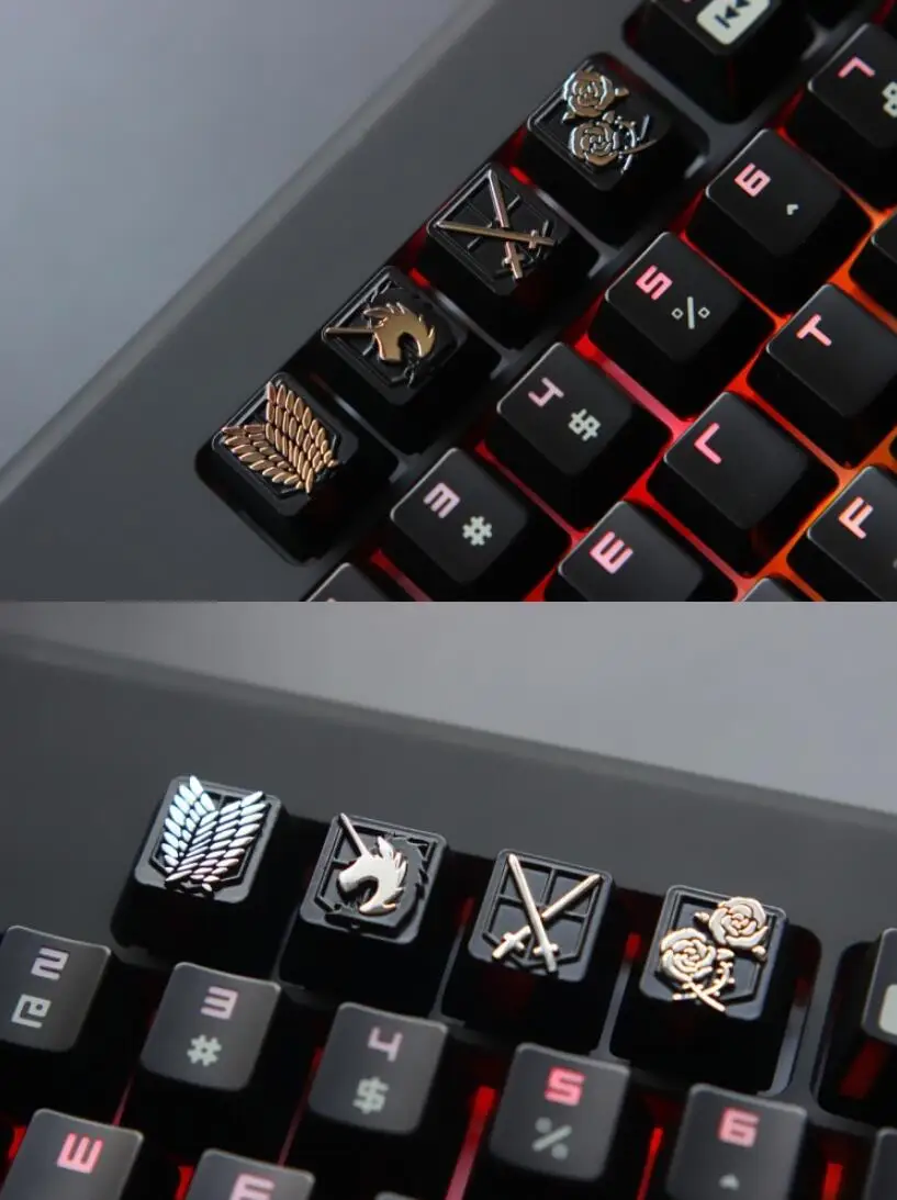 Keycaps para cereja eixo MX, altura R4, série terno, Keystone