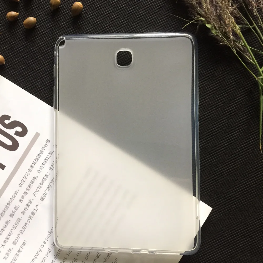 Мягкий чехол из ТПУ для Samsung Galaxy Tab A SM-T350 8 0 SM T350 T355 SM-T355 чехлы планшетов прозрачная