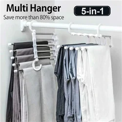 New Multifunctional Closet Organizer Clothes Horse Adjustable Trouser Pants Tie Shawl Rack Belt Scarf Neckties Hanger Holder