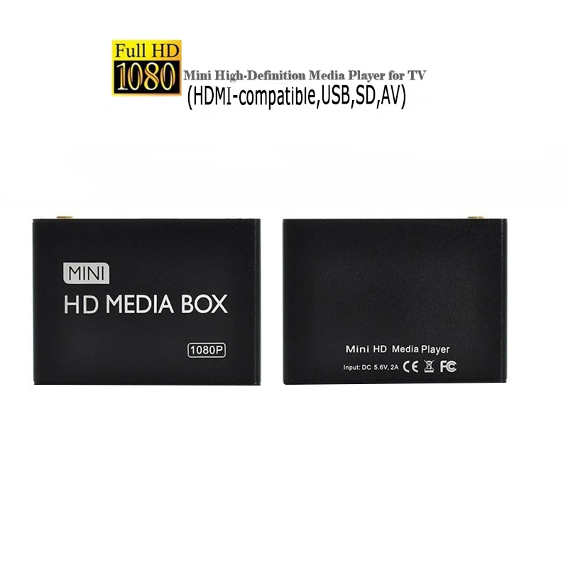 Larryjoe Ǯ HD 1080P  ̵ ÷̾, HDMI ȣȯ AV , SD, MMC ī , USB, ǰ