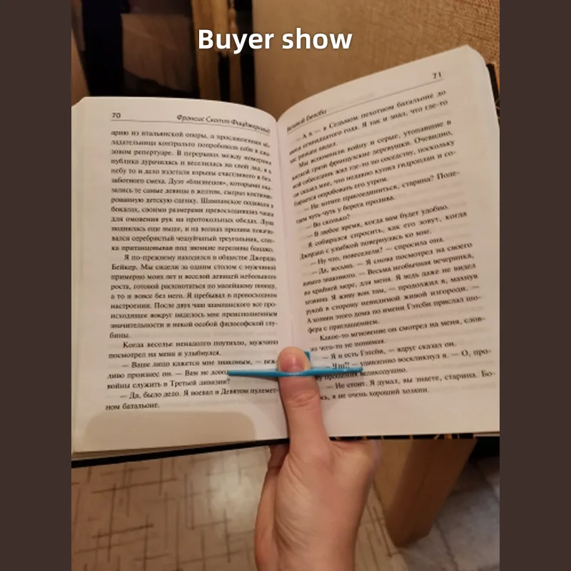 Держатель страниц книги большой палец книга PP материал аксессуары для чтения
