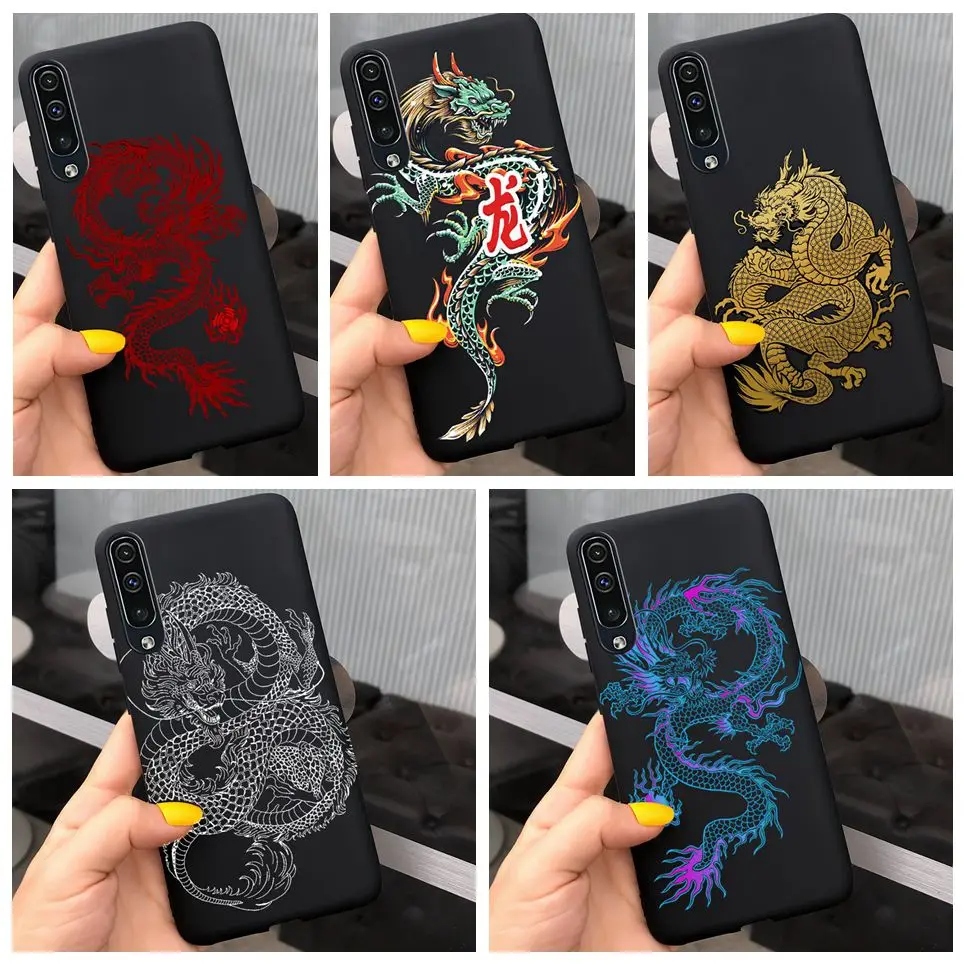 Чехол-накладка для Samsung Galaxy A50s 6 4 дюйма силикон противоударный | Мобильные