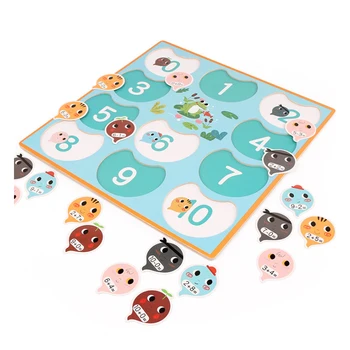 

Baby Toy Children math toy Addition and subtraction within 10 Monterssori Educational Wooden toys table game and family games