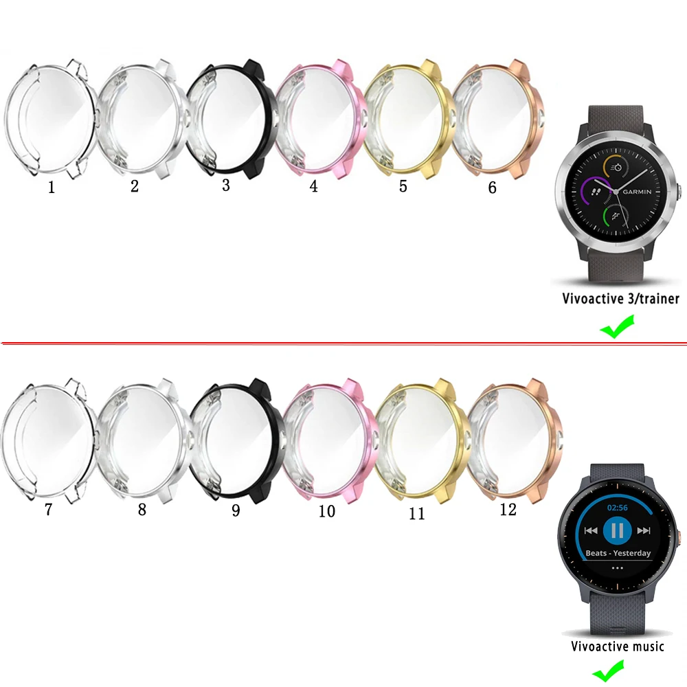 

TPU Protector Case Cover for Garmin Vivoactive 3 Music