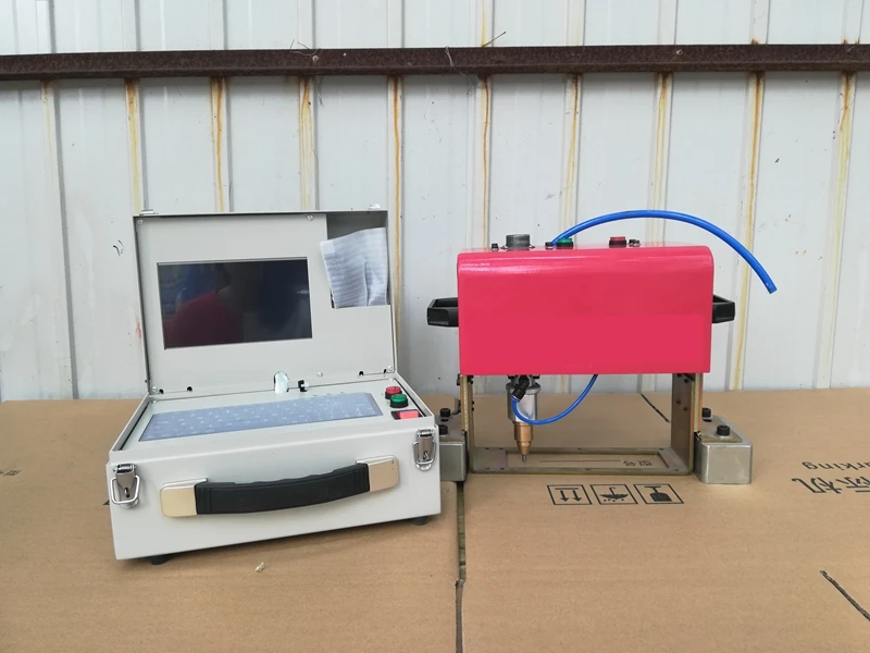 Высокая точность горячая пневматическая маркировка рабочего стола cnc роторная ударно-точечная маркировка машина для металлической трубки 140*40 мм