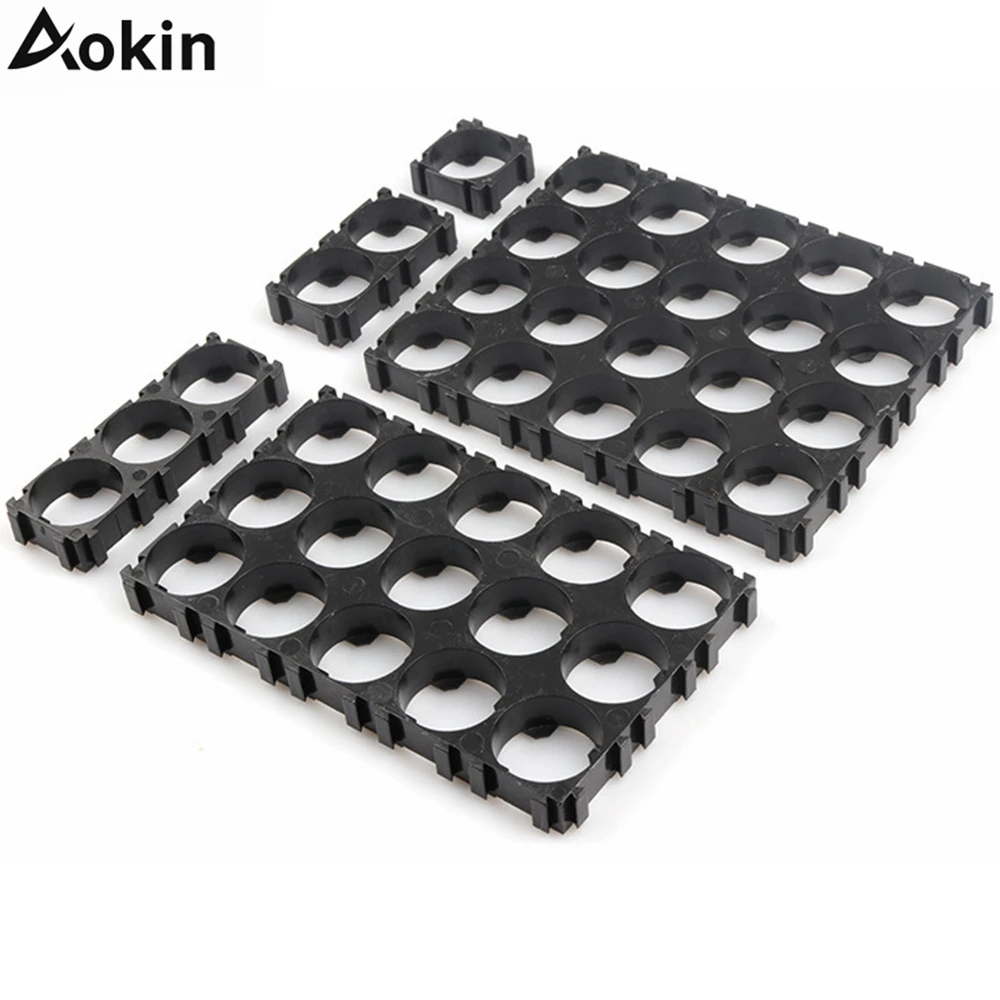 Battery Holder battery case battery holder battery box Aokin 3/20pcs 18650 Lithium Cell Cylindrical Battery Case Plastic Holder Bracket for Diy Battery Pack