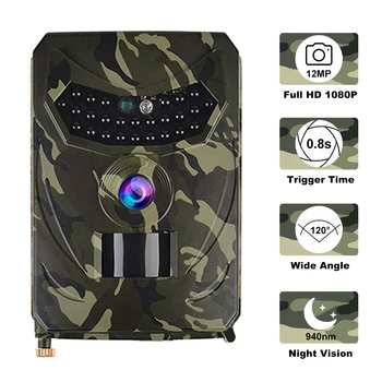 

Trailcam Hunting Camera PR-100 12MP 940nm Night Vision Outdoor Waterproof Wild Animal Photo Trap Wildkamera Foto Trap