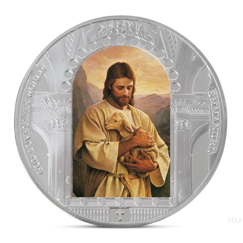 

New Jesus Christ religion Commemorative Coin Collection Gift Souvenir Art Metal