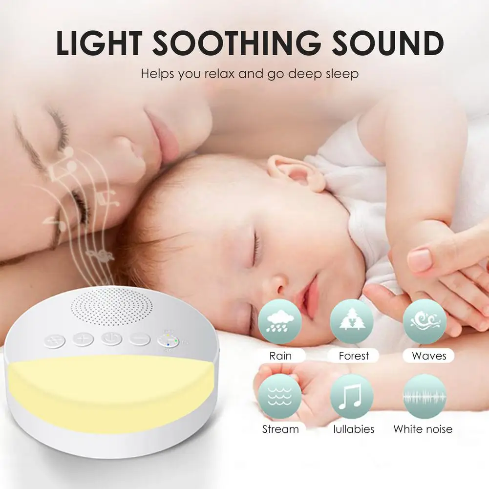 Baby & Kind Babyartikel Sicherheitsprodukte für Kinder Babyphones Mini Weisses Geraeusch Sound Maschine Schlaf 