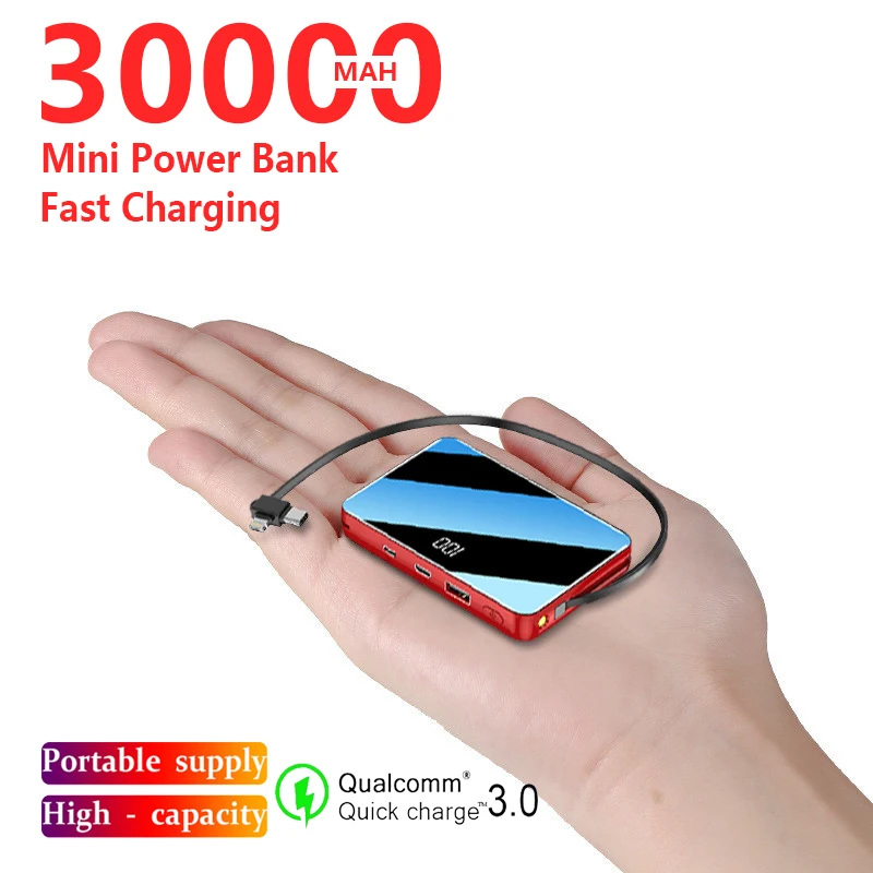 Внешний мини аккумулятор на 30000 мА · ч с 2USB портами|Внешние аккумуляторы| |