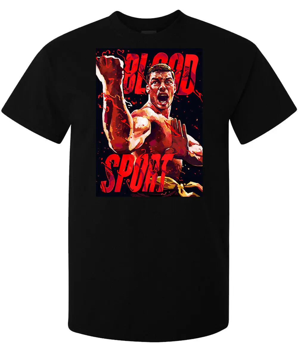 Постер Bloodsport Жан Клода Ван Дамм художественная Мужская футболка (wo men Available)