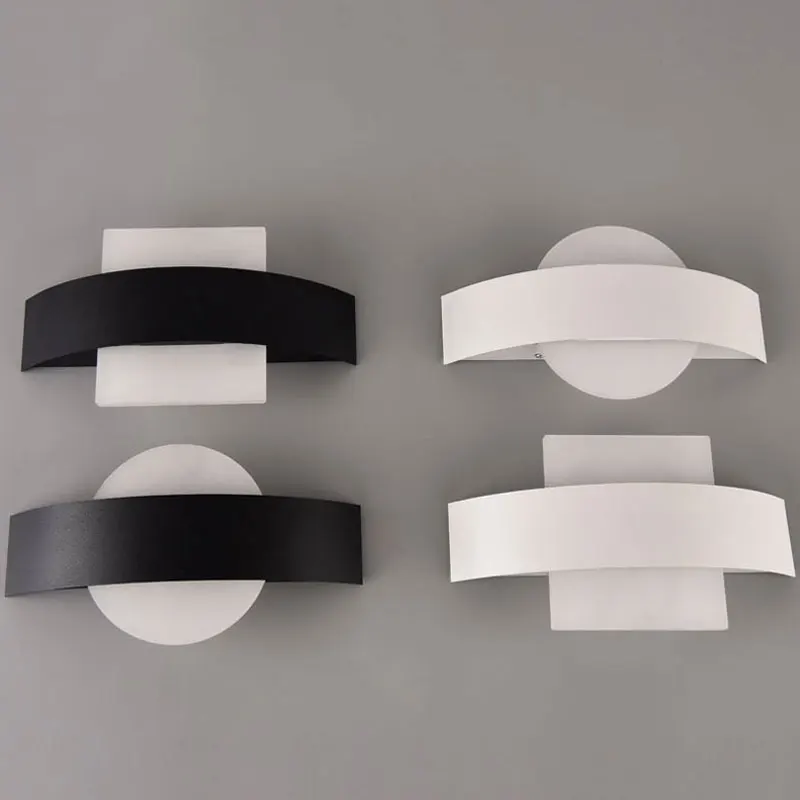 

Modern simple Home improvement LED 3W wall light aluminum acrylic bedside wall lamp