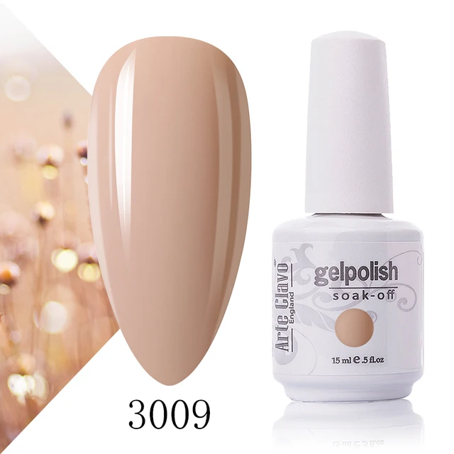 Arte Clavo 131 Colors Gel Polish Nail Gel Varnish Paint Semi Permanent Nails Art Gel Nail Polish For Manicure Top Coat Base Coat 3009