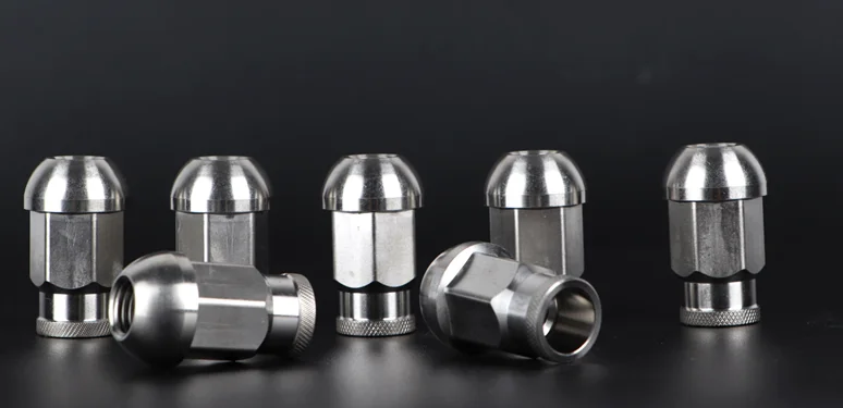 

GR5 titanium alloy forged lightweight wheel hex nut 12 * 1.5
