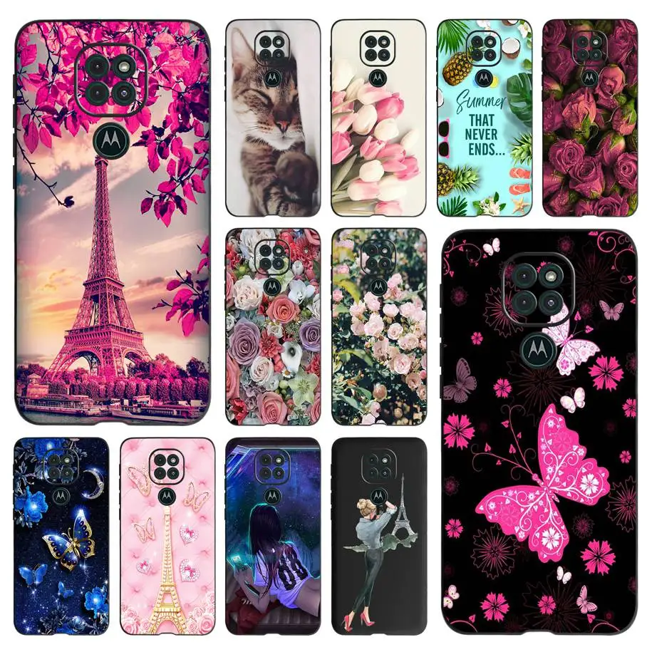 Per Motorola Moto G9 Custodia Da Gioco Custodia Morbida In Silicone Cartoon Butterfly Per Moto G9 Play Bumper Per Motorola G9 Play G 9 G9 Play Bag