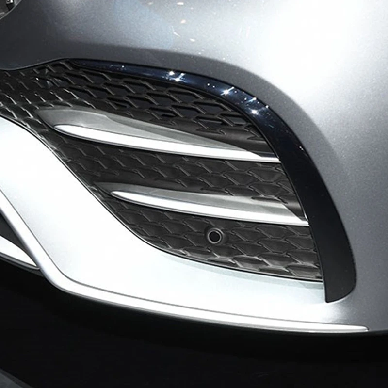 Передний бампер автомобиля сплиттер Спойлеры Canard воздушный нож объемная отделка для Mercedes-Benz GLE AMG боковой декоративный чехол
