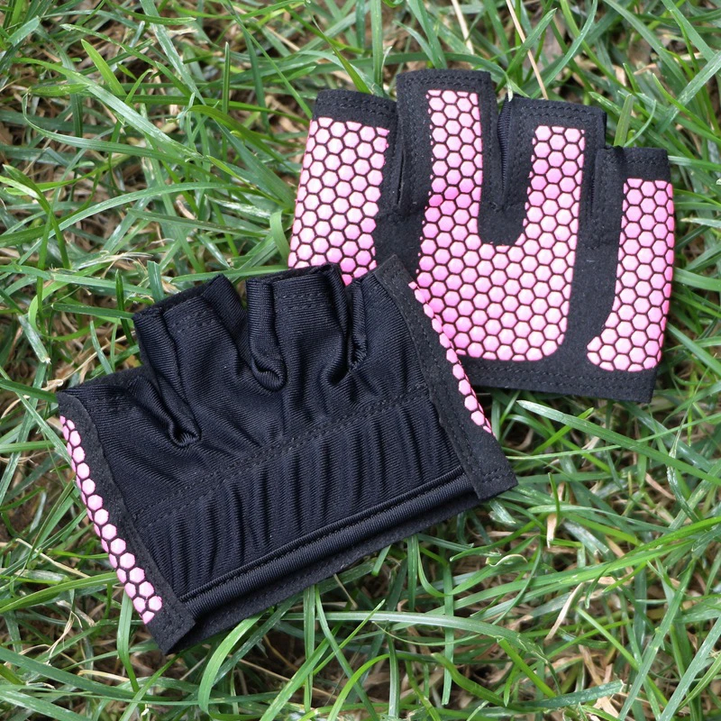 1Pair Anti-skid Gym Gloves Breathable Body Building Exercise Training Sports Fitness Gloves Men&Female Crossfit Exercise Sports (15)