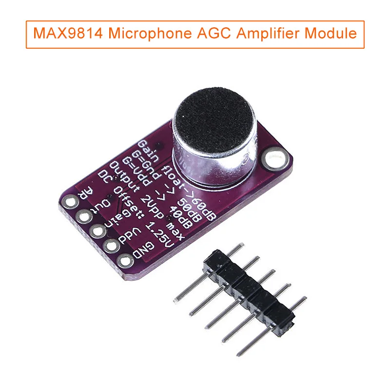 

MAX9814 Microphone Amplifier Module AGC Module GV99