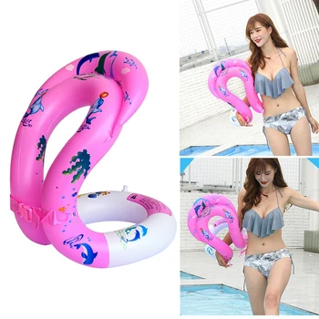 

Dual Airbags Baby Swimming Floating Ring Inflatable Children Floating Bed Toy Children Adult Floating Ring