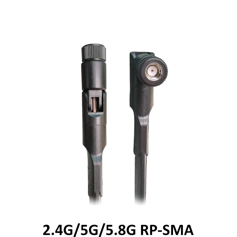 GRANDWISDOM 5pcs 2.4g 5.8g antenna 5dbi sma female wlan wifi dual band antene antena IPX ipex 1 SMA male pigtail Extension Cable