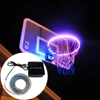 

LED basketball hoop light with sensor activated for outdoor solar waterproof