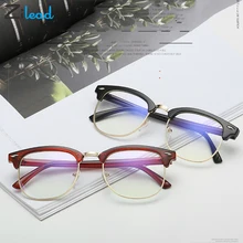 Zilead очки для чтения с полуоправой, для мужчин и женщин, анти синий светильник увеличительные пресбиопические очки+ 1,0+ 1,5+ 2,0+ 2,5+ 3,0+ 3,5+ 4,0