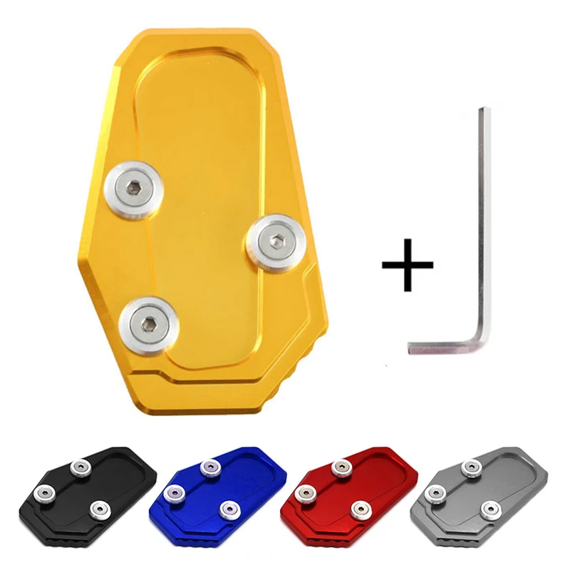 

Подходит для R1200RT 2014 2015 CNC Kickstand Side Stand Plate Pad, увеличивающая удлинительная пластина siрождеand R1200 RT R 1200 RT 14 15