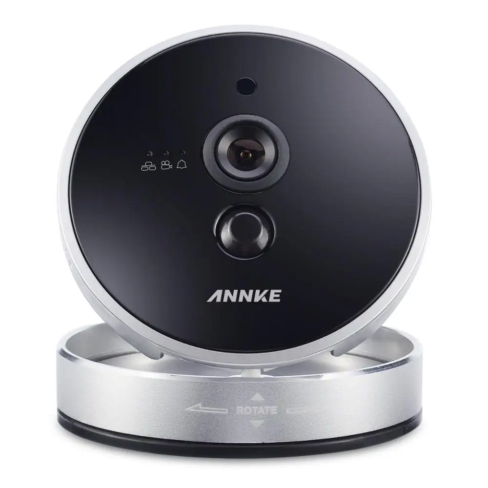 

ANNKE 720P Intelligent Network Cube Camera Smart Wireless PT Security IP Camera 1CH Built-in Microphone And 2 Speakers WIFI Cam