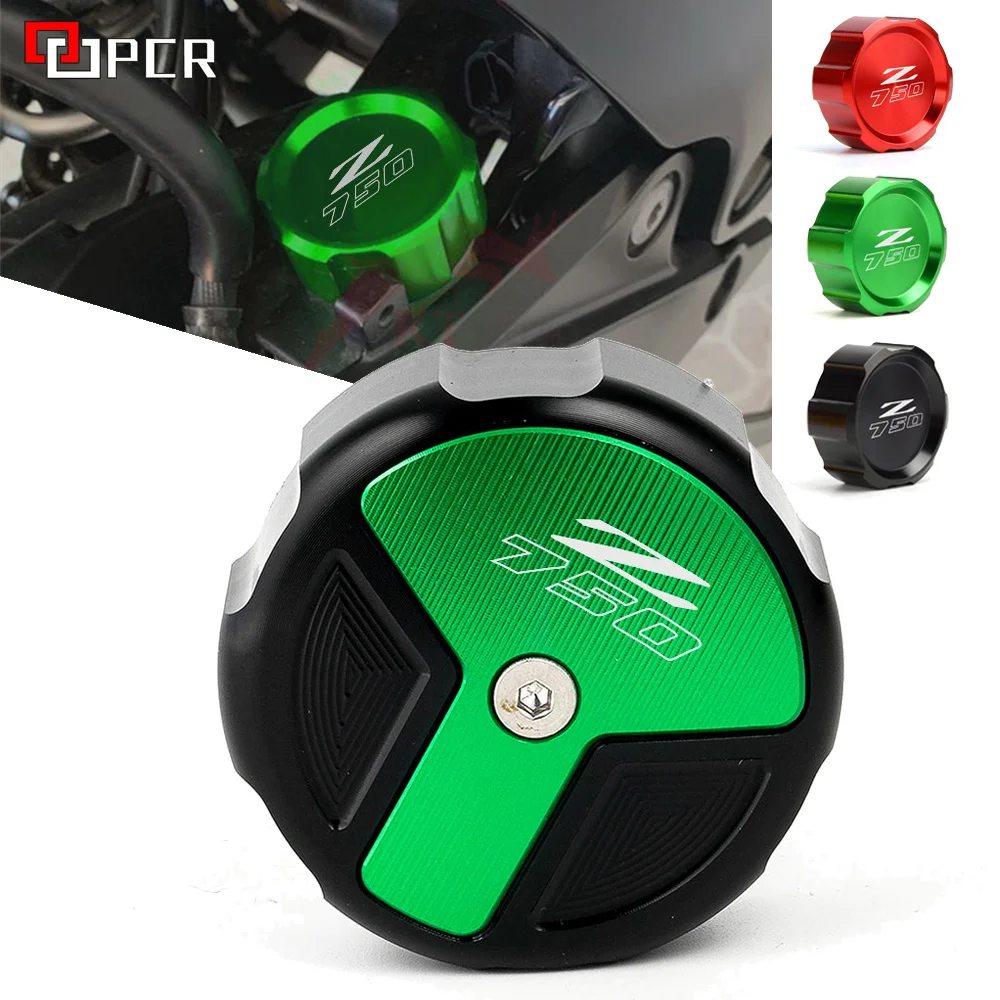 Задний тормозной жидкий цилиндр для Kawasaki Z750 z 750 Z 2007-2012 2010 2011 CNC Крышка Резервуара |