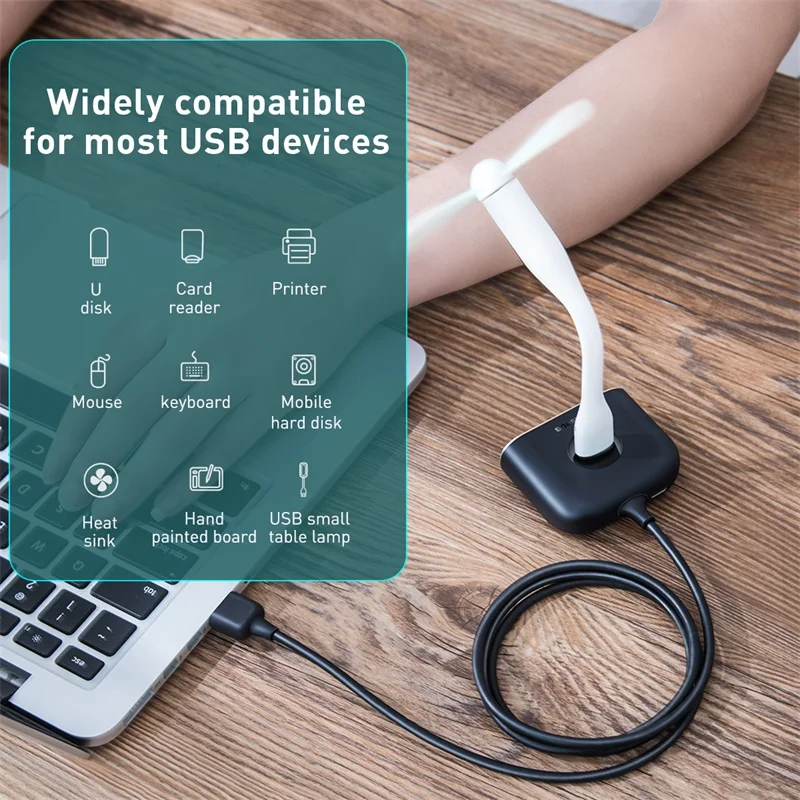 Baseus USB HUB 3.0 To Multi USB Splitter Adapter 4 Port with Micro USB Charging for Macbook Laptop Devices USB C HUB Switch Baseus USB HUB 3.0 To Multi USB Splitter Adapter 4 Port with Micro USB Charging for Macbook Laptop Devices USB C HUB Switch