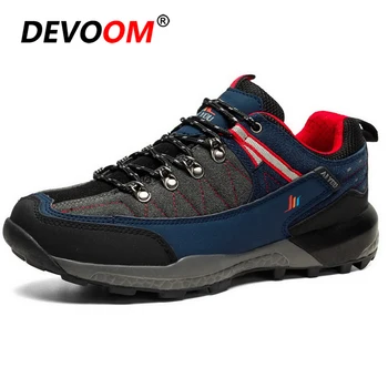 

2019 New Men Waterproof Hiking Shoes Breathable Tactical Combat Army Boots Outdoor Climbing Trekking Shoes Non-slip Sneakers Men