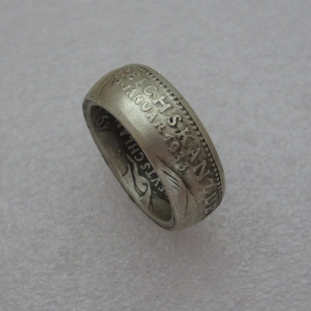 Винтажные кольца немецкие кольца-Монеты ручной работы кольца размеры 9-16