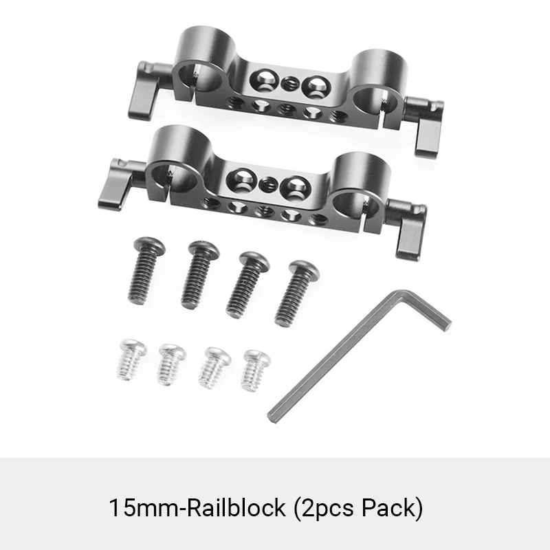 2pcs 15mm-Railblock