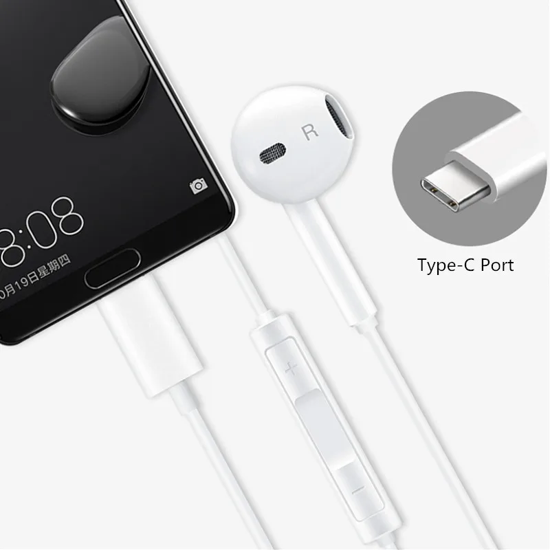 Оригинальные наушники Huawei 3 5 мм/Type c металлическая Проводная гарнитура для P30 P20 pro