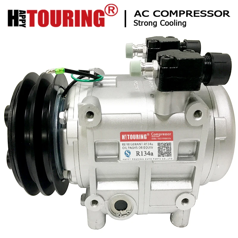 AC Compressor 24V 12V 2PK for Valeo TAMA SELTEC TM31 Zexel DKS32C Nissan Mini Bus 1020633 102663 240103024 500326851 dks-32c | Автомобили