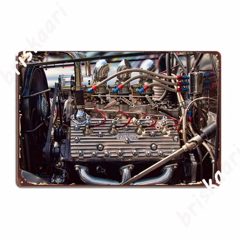 

Металлические плакаты с эмблемой двигателя V8, для кинотеатра, гаража