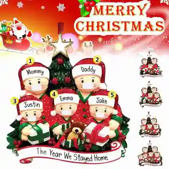 

2020PVC mask Christmas tree hanging pendant